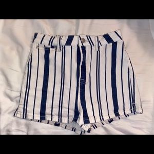 UO pinup striped shorts